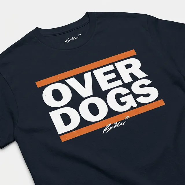 Bo Nix "Overdogs" Vintage T-shirt Navy