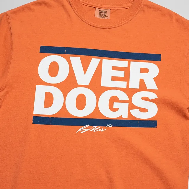 Bo Nix "Overdogs" Vintage T-shirt Orange