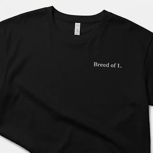 Jalen Hurts "Breed of 1" Embroidered Crop Top Black