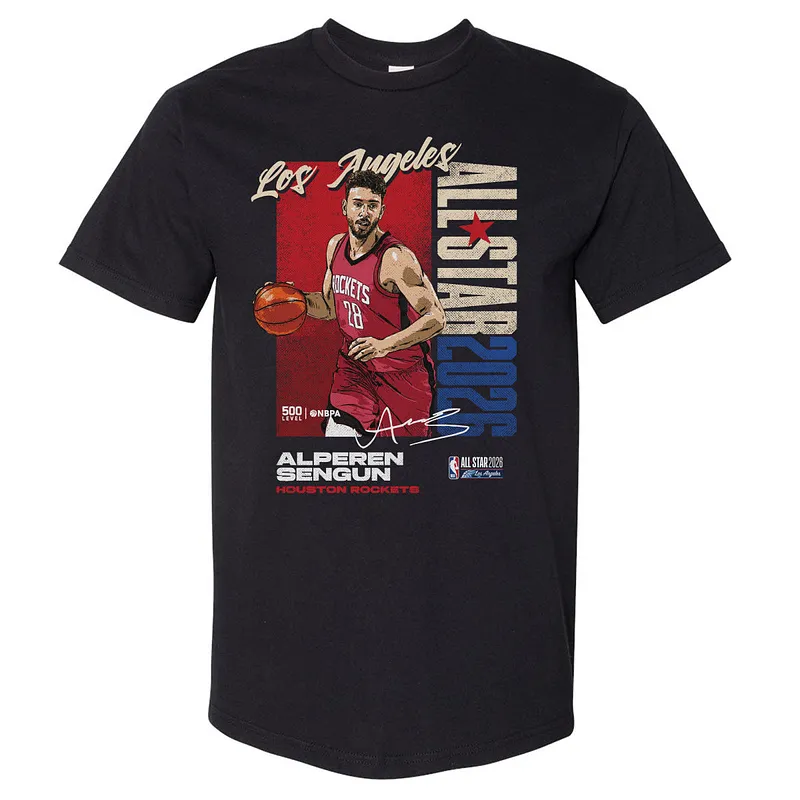Alperen Sengun Houston Rockets 2026 NBA All-Star Vertical WHT