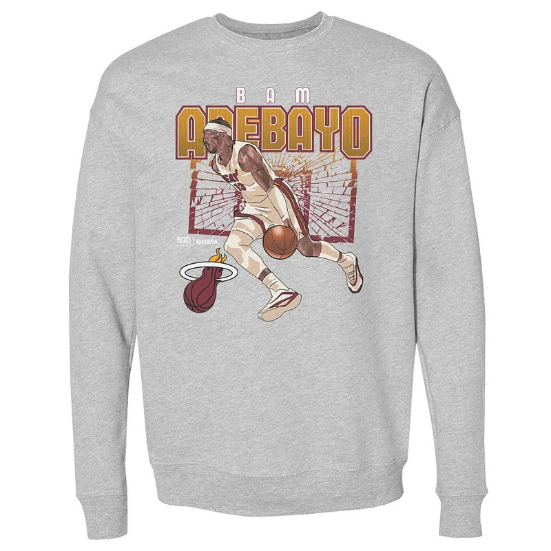 Bam Adebayo Miami Heat Shattered WHT