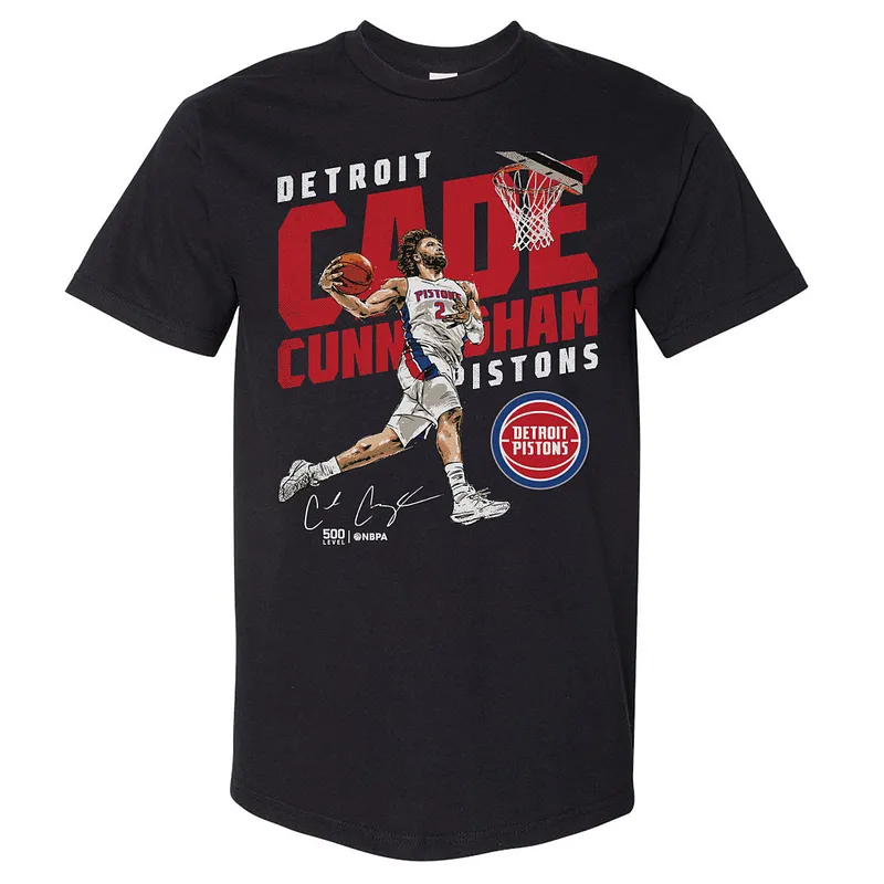 Cade Cunningham Detroit Pistons Slam WHT