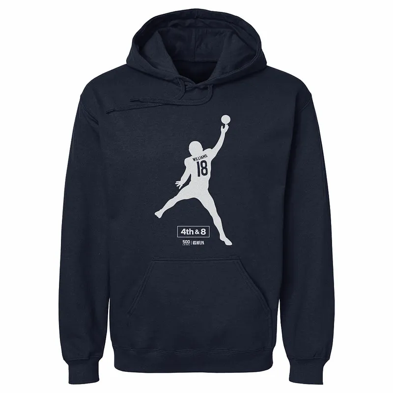 Caleb Williams Chicago Silhouette WHT