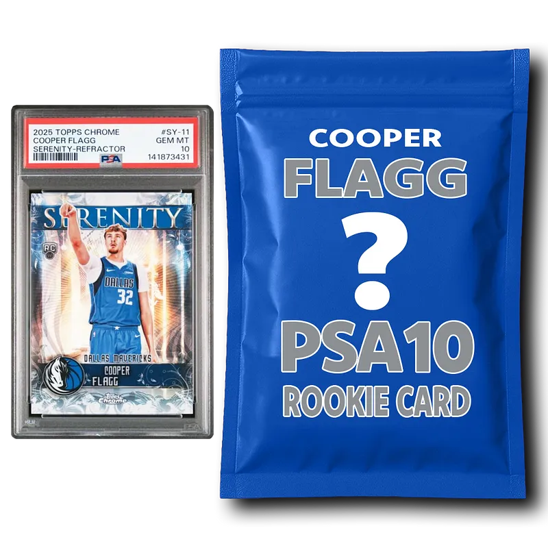 Cooper Flagg PSA 10 Graded Rookie Basketball Card Mystery Pack