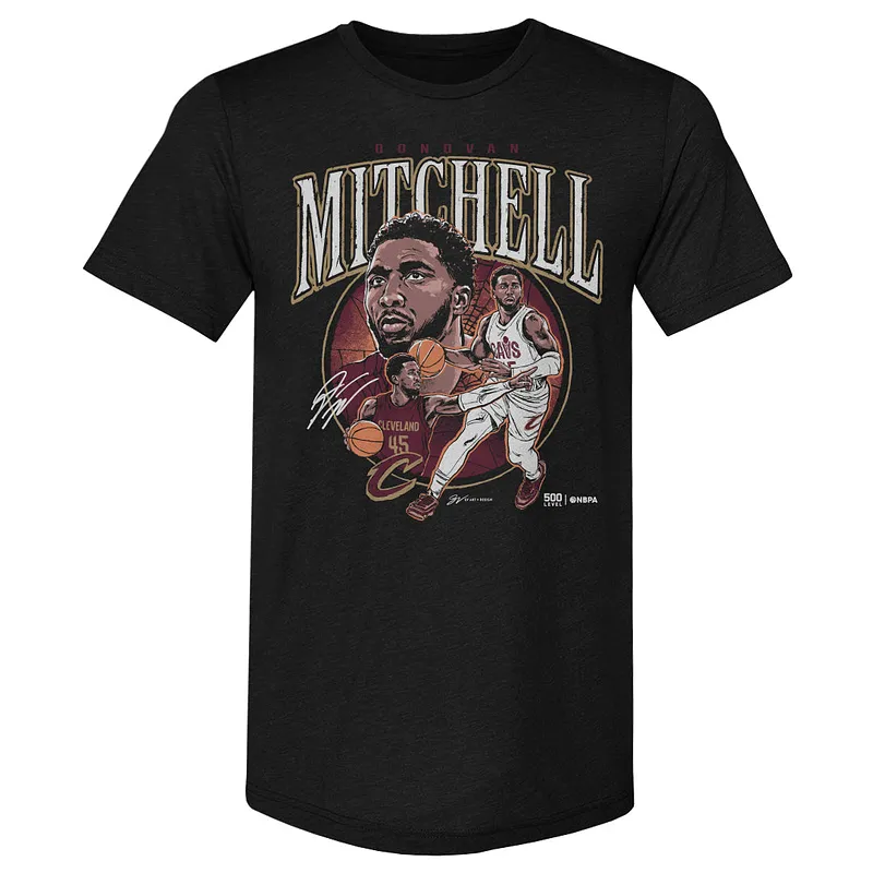 Donovan Mitchell Cleveland Cavaliers Trio WHT