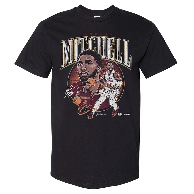 Donovan Mitchell Cleveland Cavaliers Trio WHT