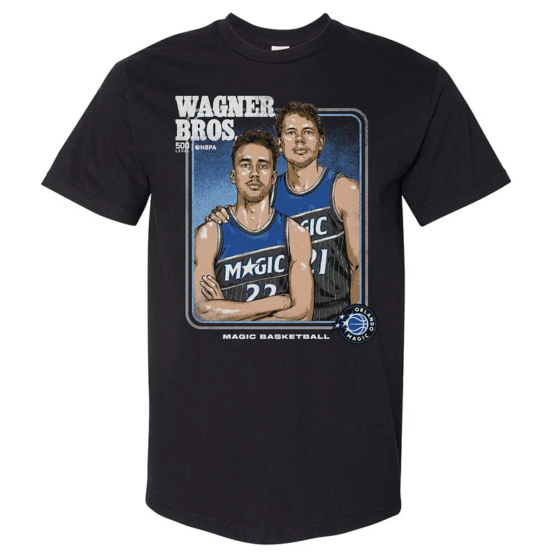 Franz Wagner & Moritz Wagner Orlando Magic Step Brothers WHT