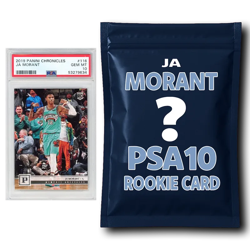 Ja Morant PSA 10 Graded Rookie Basketball Card Mystery Pack