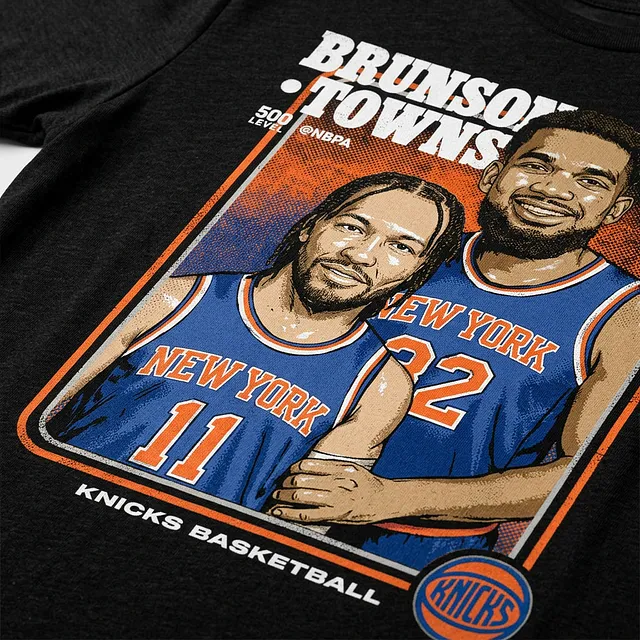 Jalen Brunson & Karl-Anthony Towns New York Knicks Step Brothers WHT