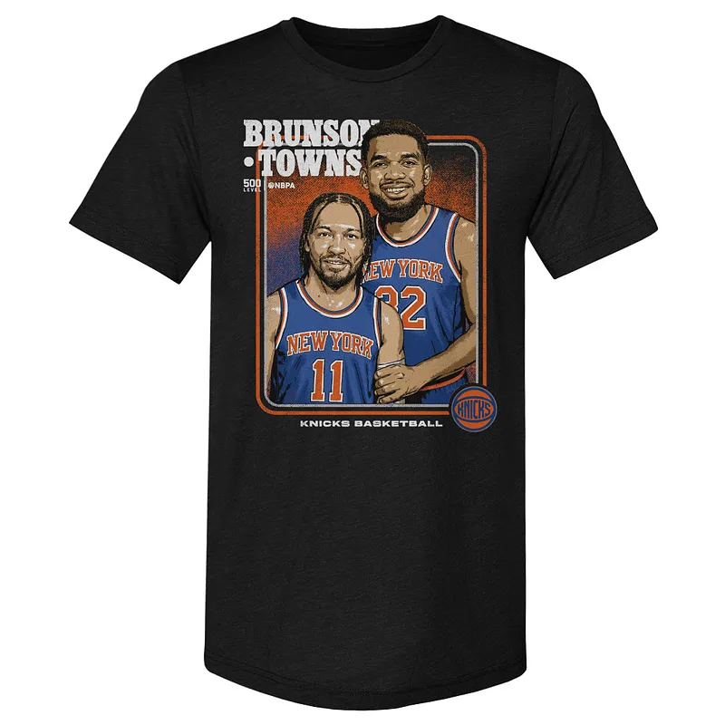 Jalen Brunson & Karl-Anthony Towns New York Knicks Step Brothers WHT