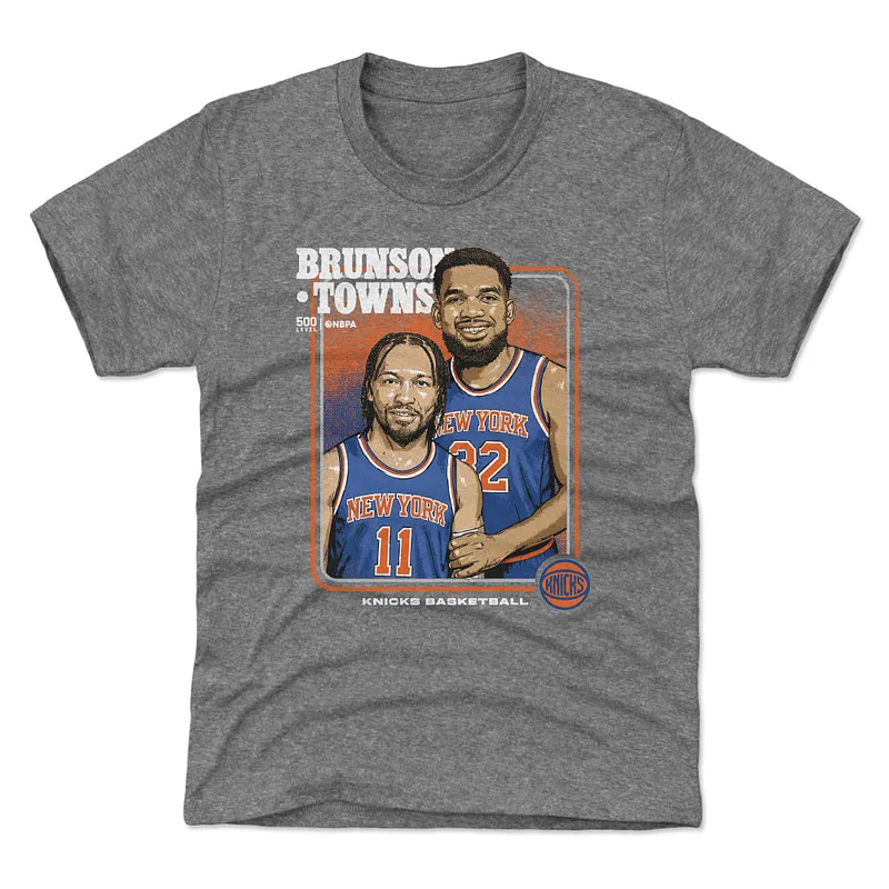 Jalen Brunson & Karl-Anthony Towns New York Knicks Step Brothers WHT