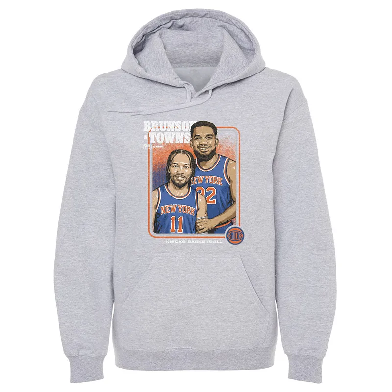 Jalen Brunson & Karl-Anthony Towns New York Knicks Step Brothers WHT