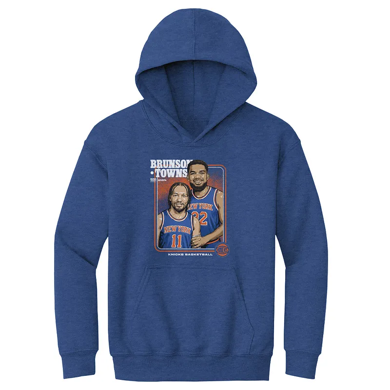 Jalen Brunson & Karl-Anthony Towns New York Knicks Step Brothers WHT