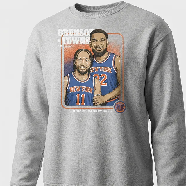 Jalen Brunson & Karl-Anthony Towns New York Knicks Step Brothers WHT