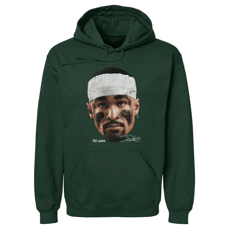Jalen Hurts Philadelphia Vintage Head WHT