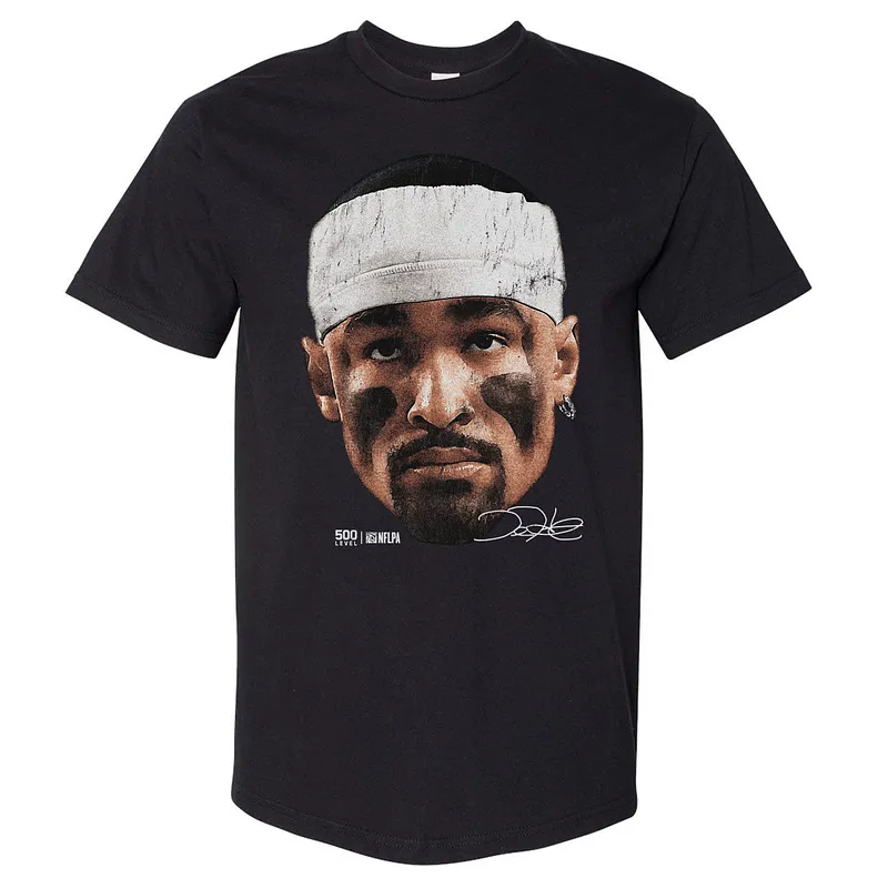 Jalen Hurts Philadelphia Vintage Head WHT