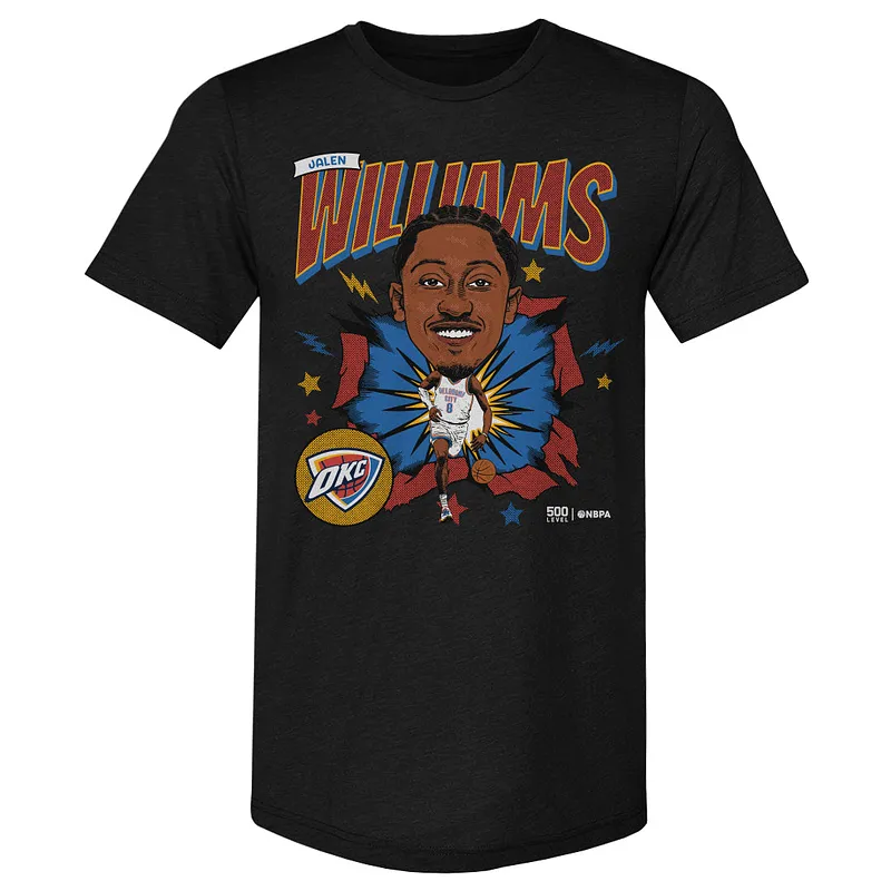 Jalen Williams Oklahoma City Thunder Caricature WHT