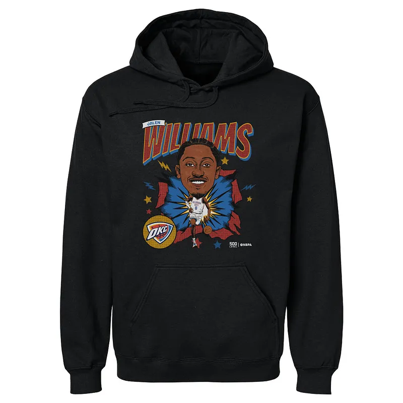 Jalen Williams Oklahoma City Thunder Caricature WHT