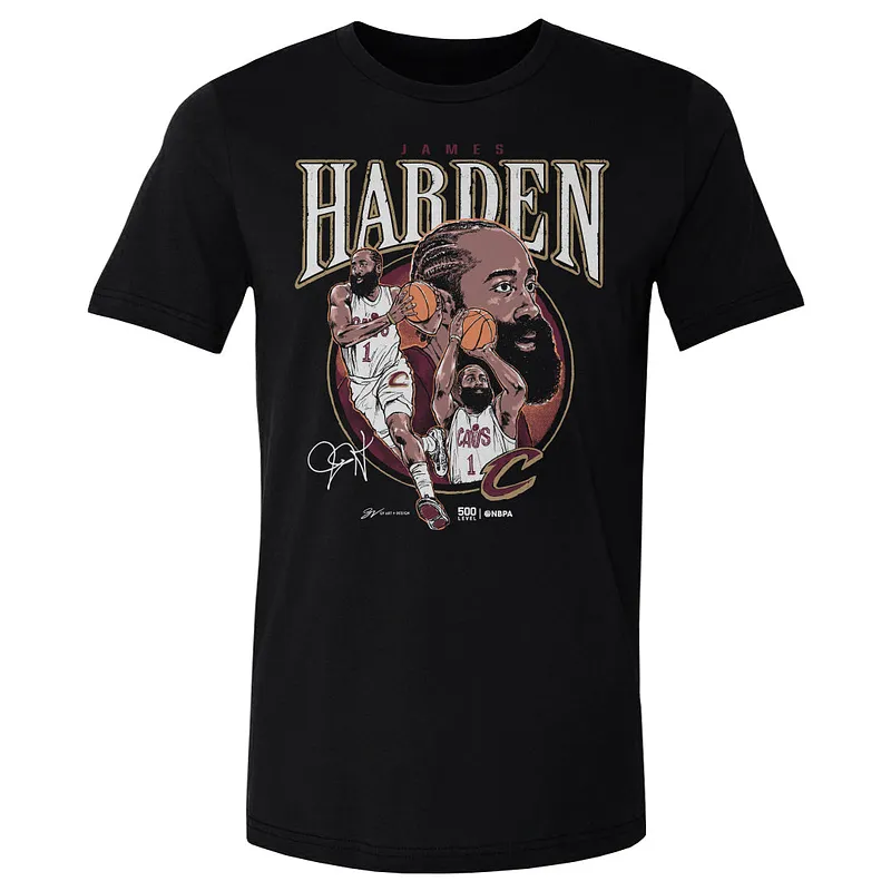 James Harden Cleveland Cavaliers Trio WHT