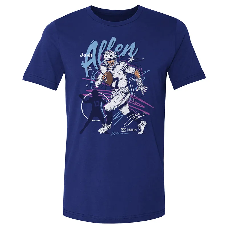 Josh Allen Buffalo Scribble WHT