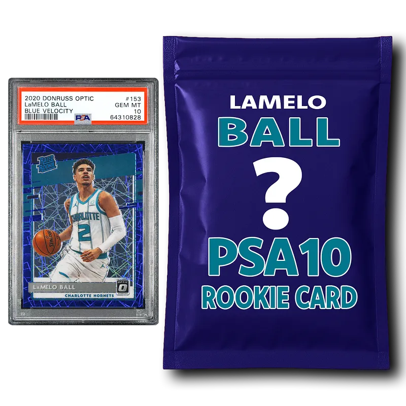 LaMelo Ball PSA 10 Graded Rookie Basketball Card Mystery Pack