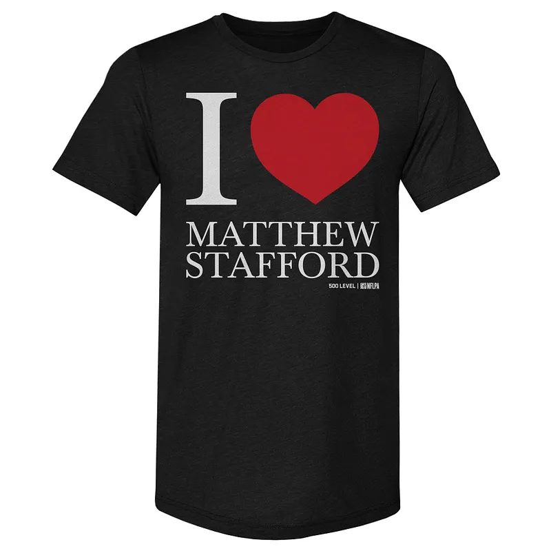 Matthew Stafford Los Angeles R I Love WHT