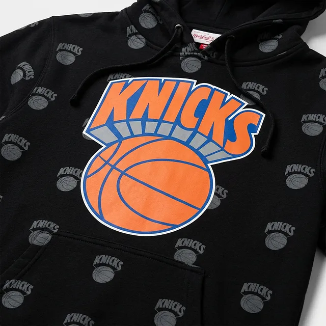 New York Knicks Mitchell & Ness All Over Print Fleece Hoodie