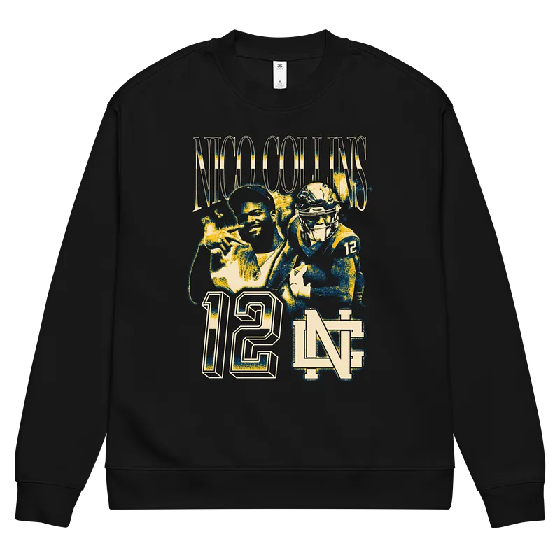 Nico Collins Vintage Vintage Crewneck Black by Athlete Market