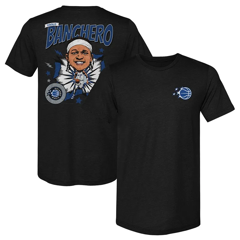 Paolo Banchero Orlando Magic Caricature F&B WHT