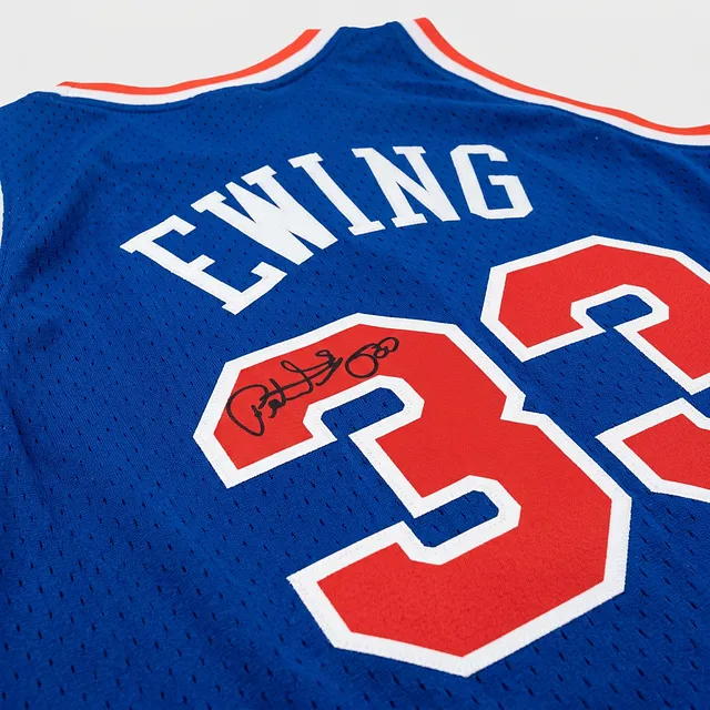 Patrick Ewing HOF Autographed Mitchell & Ness Basketball Jersey Knicks Beckett