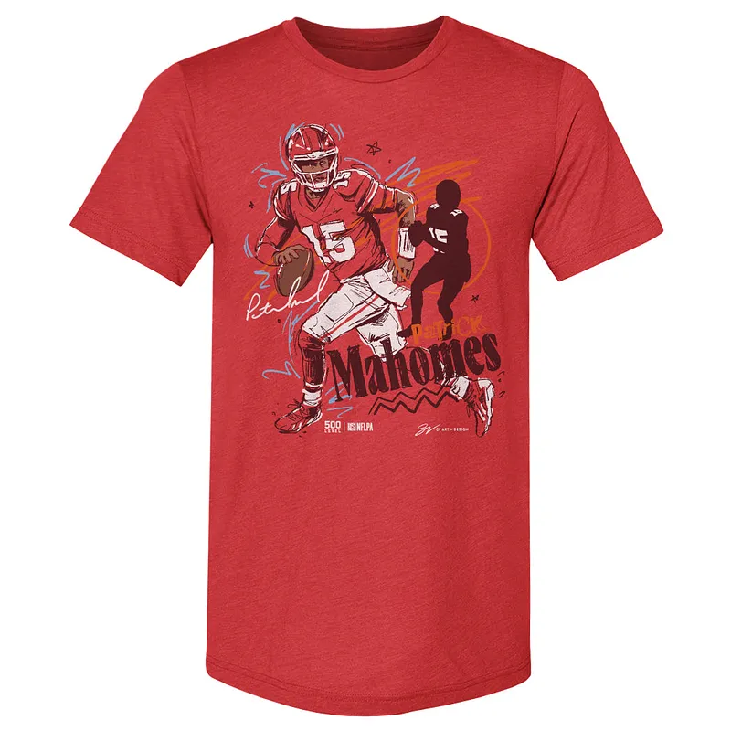 Patrick Mahomes Kansas City Scribble WHT