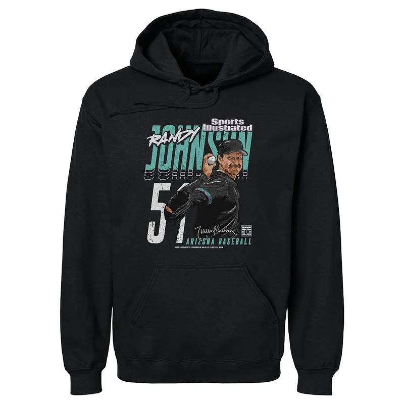 Randy Johnson Sports Illustrated & Arizona Player Name WHT