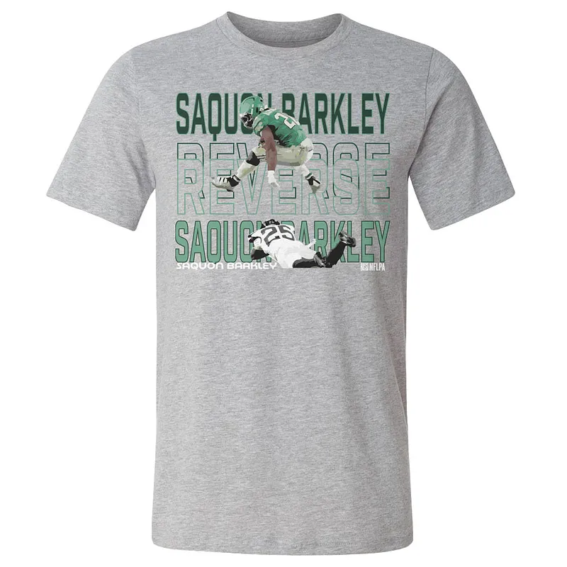 Saquon Barkley Philadelphia Hurdle WHT