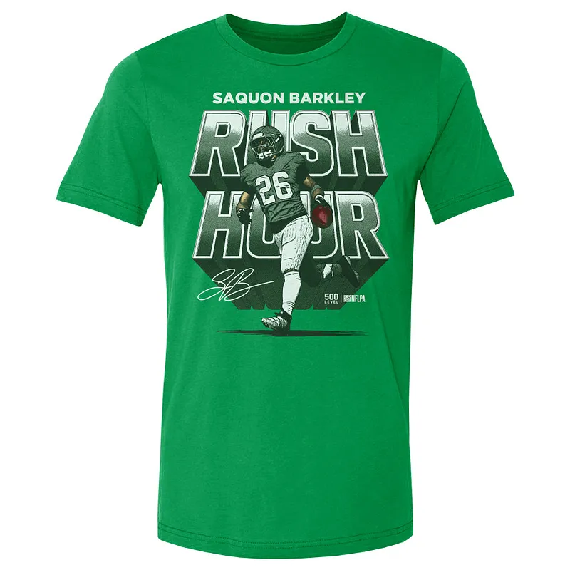 Saquon Barkley Philadelphia Rush Hour WHT