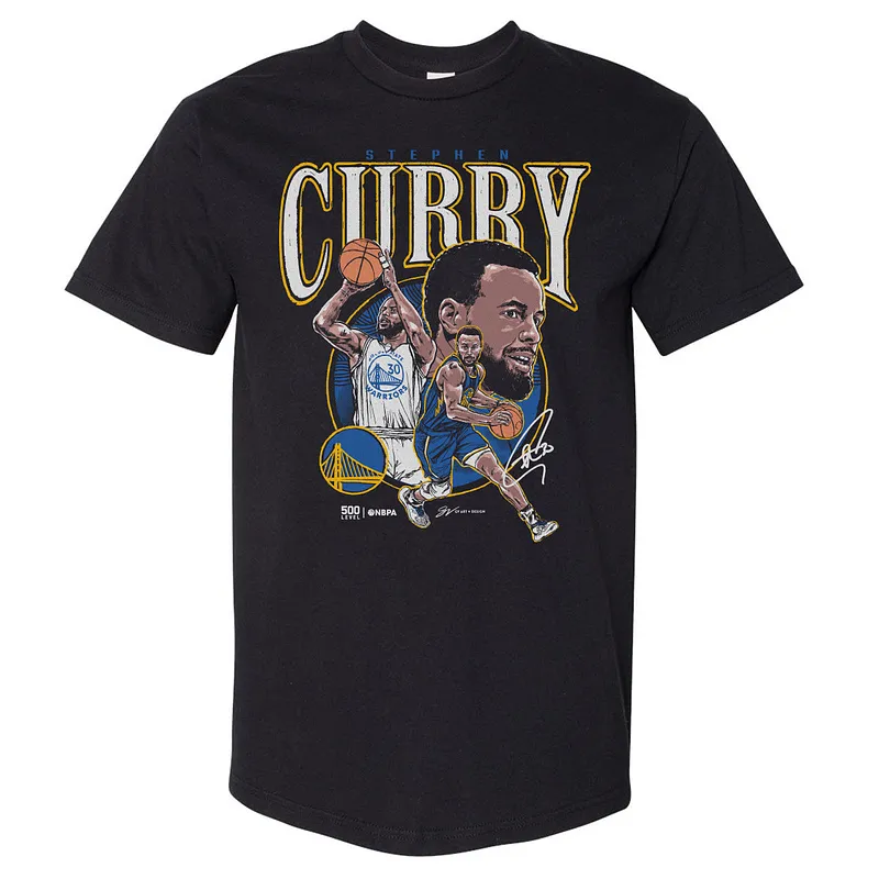 Steph Curry Golden State Warriors Trio WHT