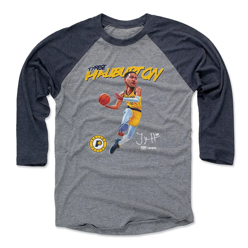 Tyrese Haliburton Indiana Pacers Caricature WHT