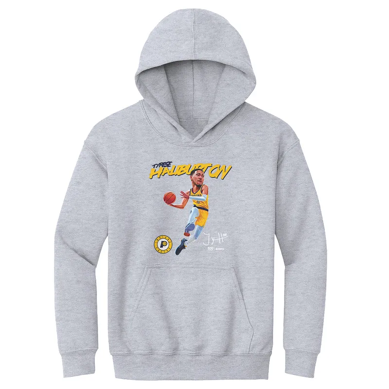 Tyrese Haliburton Indiana Pacers Caricature WHT