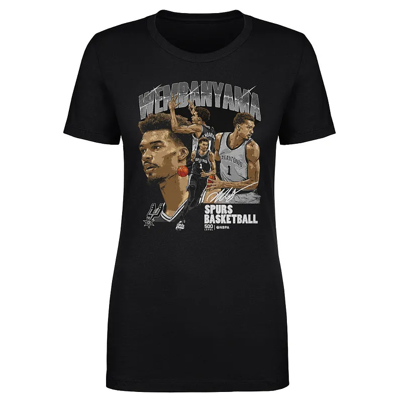 Victor Wembanyama San Antonio Spurs Collage WHT