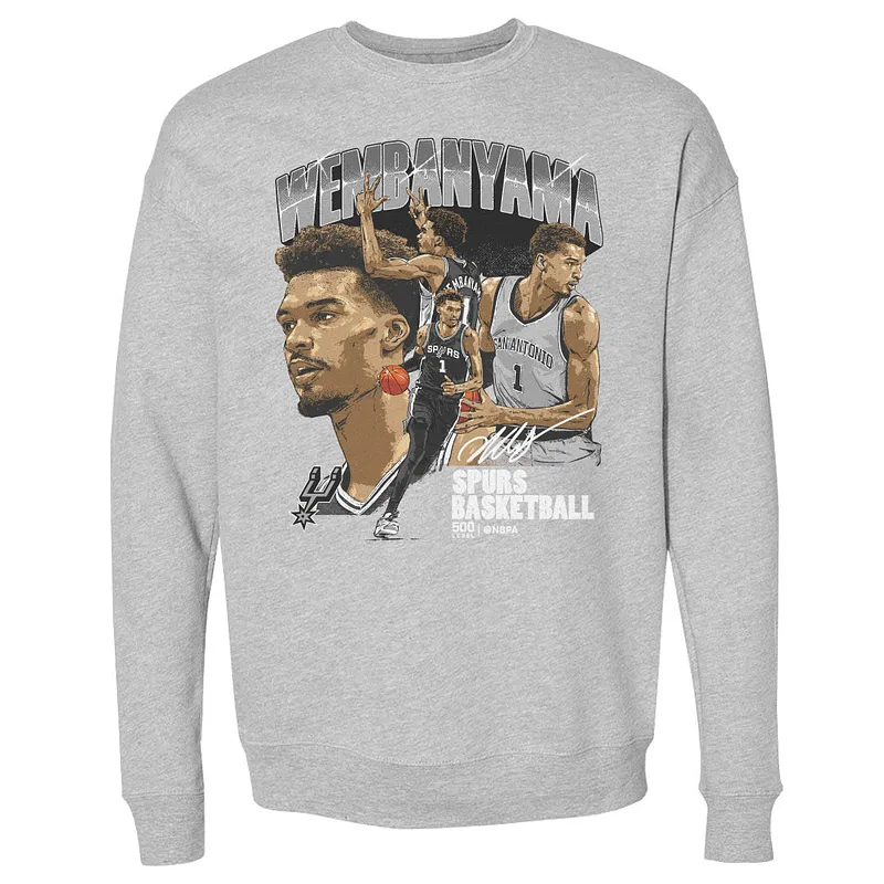 Victor Wembanyama San Antonio Spurs Collage WHT
