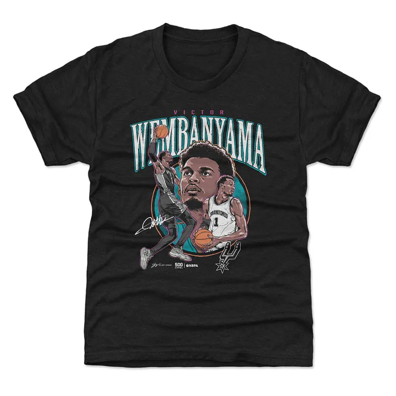 Victor Wembanyama San Antonio Spurs Trio WHT