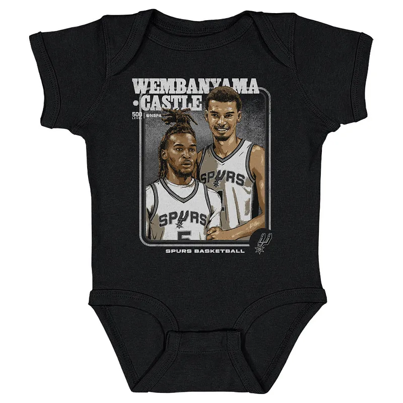 Victor Wembanyama & Stephon Castle San Antonio Spurs Step Brothers WHT
